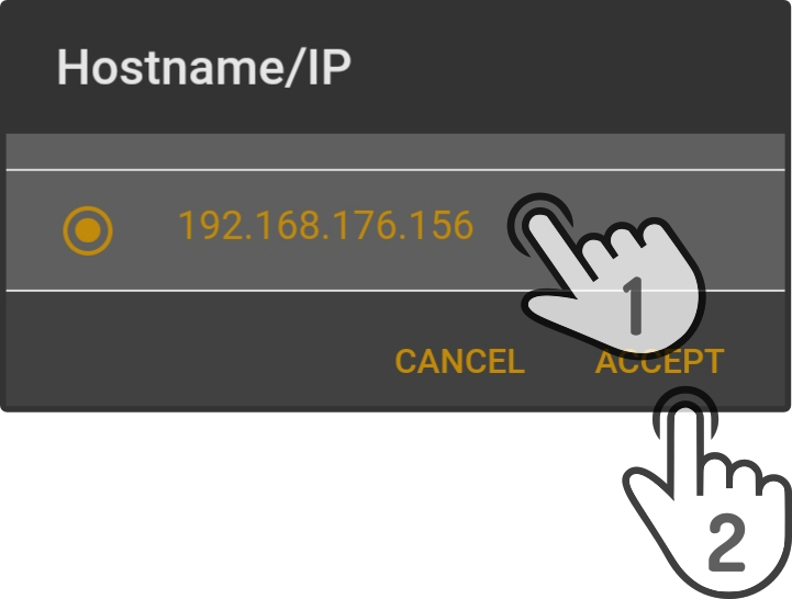 connection local knownconfig