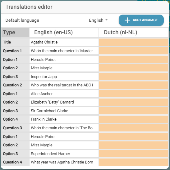 translations result