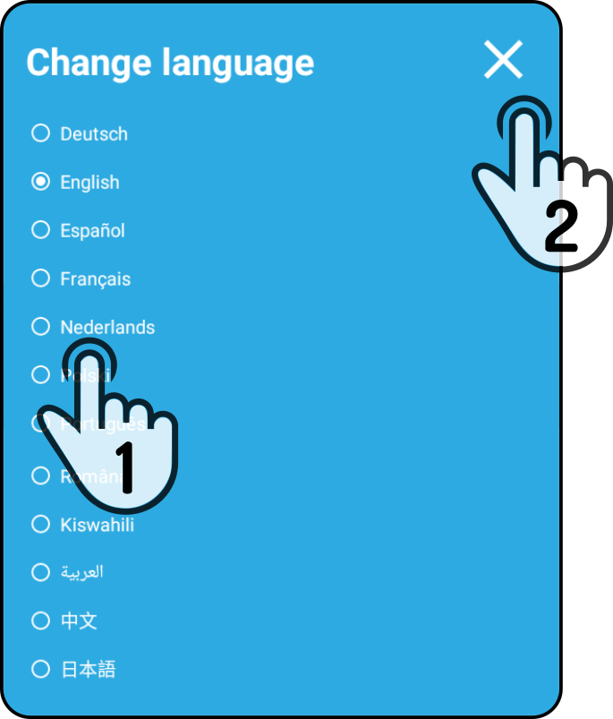 displaylanguageselection